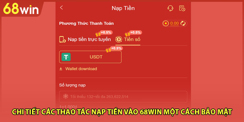 Nạp Tiền 68win - Nhanh Chóng, Mượt Mà Với 3 Bước Cơ Bản - WINZEN96