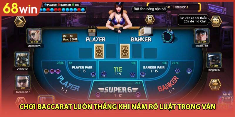 Chơi Baccarat Luôn Thắng 100% - Chiến Thuật Hay Nhất - WINZEN96
