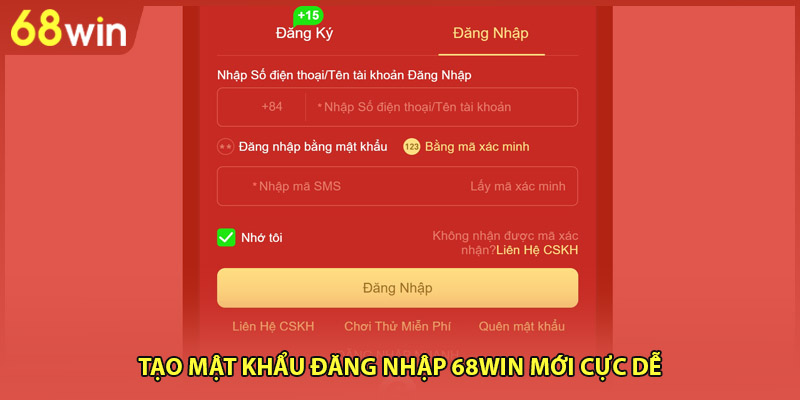 Đăng Nhập 68WIN - Truy Cập Tài Khoản Dễ Dàng Chỉ Sau 30s - WINZEN96